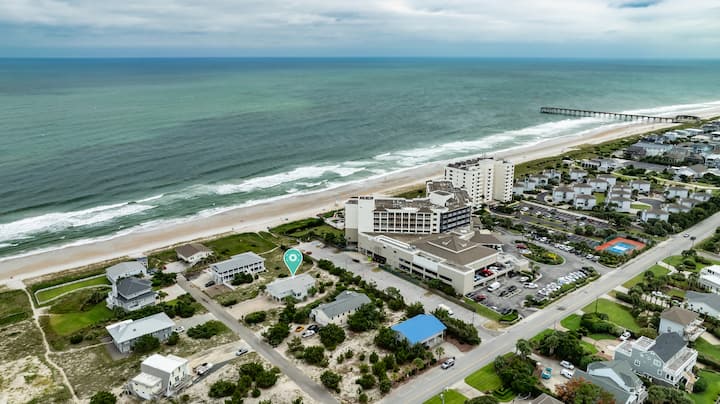 Cozy Beach Cottage With A Beautiful Ocean View! - Wrightsville Beach