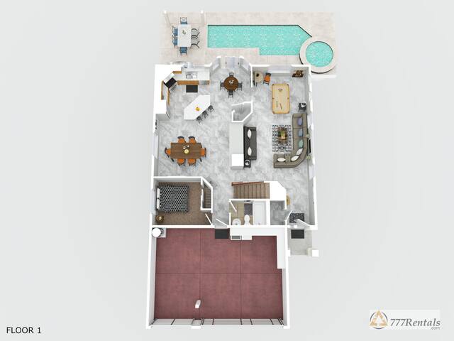 777Rentals – 4BRs/3BA – Wet and Wild Convenience gallery image 3