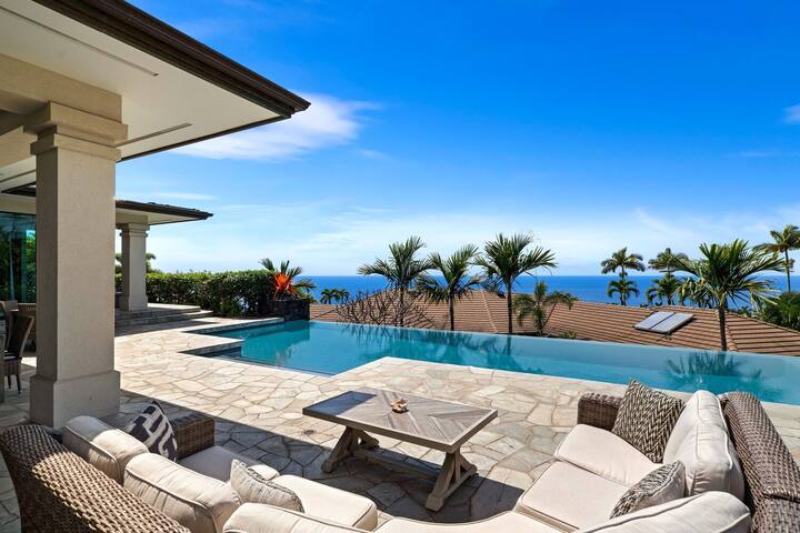 Blue Hawaii: Luxe Oceanview Home w Pool, AC, Lanai gallery image 5