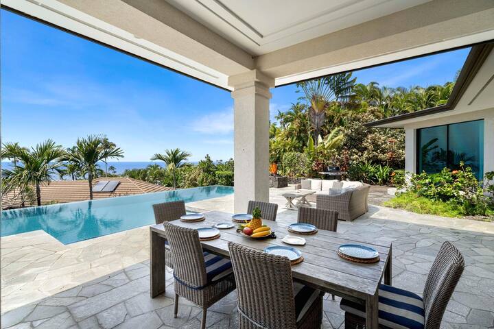 Blue Hawaii: Luxe Oceanview Home w Pool, AC, Lanai gallery image 3