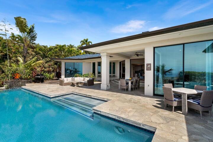 Blue Hawaii: Luxe Oceanview Home w Pool, AC, Lanai gallery image 2