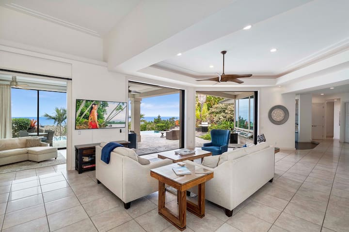 Blue Hawaii: Luxe Oceanview Home w Pool, AC, Lanai gallery image 4