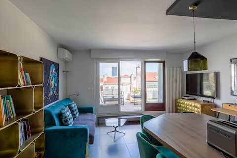 Top performing Airbnb: Lyon Premium - 7e Ciel Panoramic Rooftop in Lyon