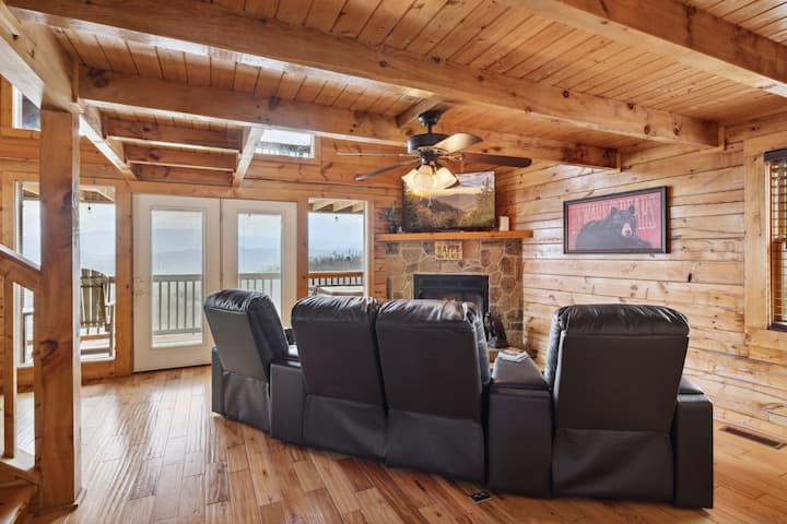 Living Room with Theater seating