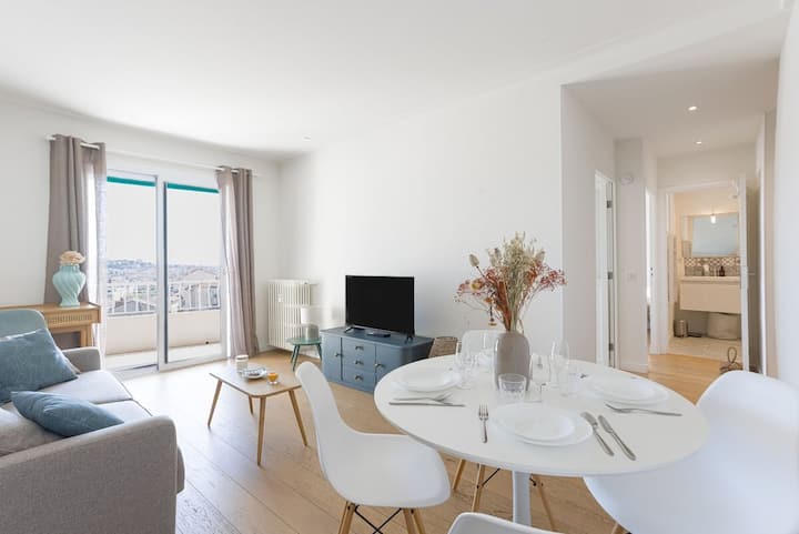 Perchoir : Balcon, Vue Sur La Ville, Palais&plages - Cannes