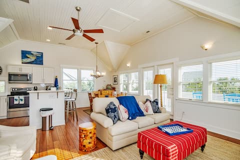 Across from beach access with views!