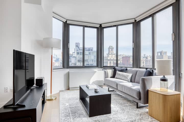 Blueground | Tribeca, Gym, Doorman, Pool, View - New York City