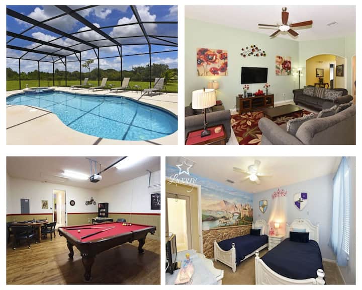 Vacker 6 Bed Gated Pool Hem På Watersong Resort - Florida
