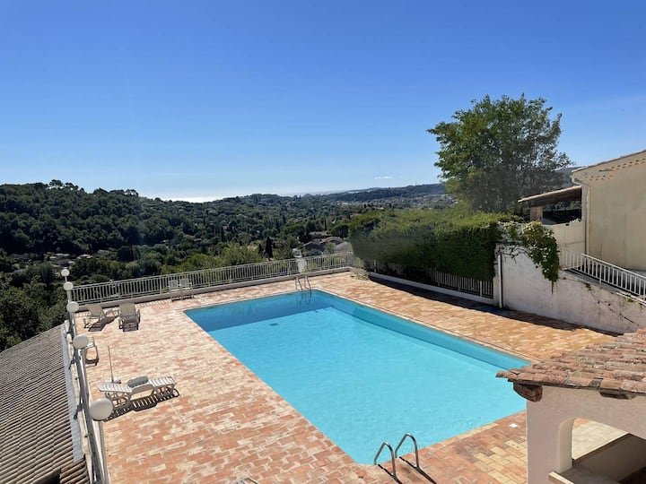 Charmant T2, Petit Domaine Privé Avec Parking Et P - Saint-Paul-de-Vence