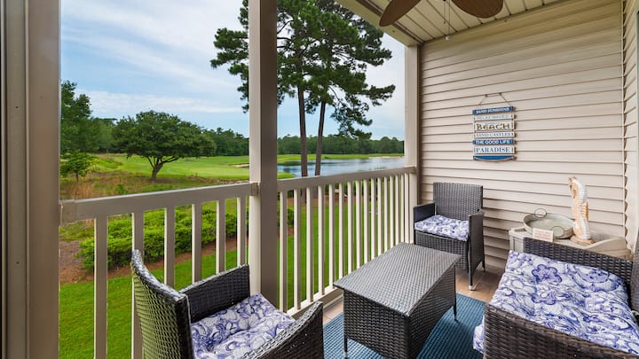 Beautiful View Overlooking Pond And 4th Hole, Pool - Pawleys Island, SC