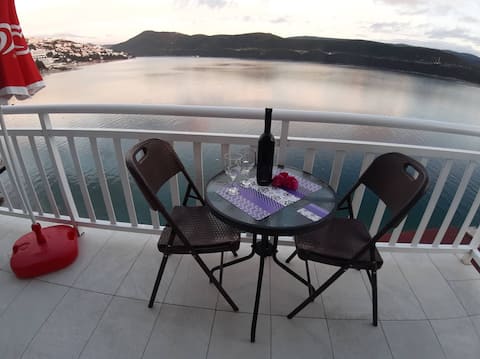 Apartments Leža - One Bedroom Apartment with Balcony and Sea View (3)