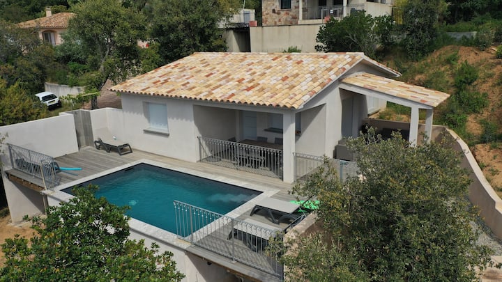 Villa Fiori 2, Tout Confort Avec Piscine Privée. - Zonza