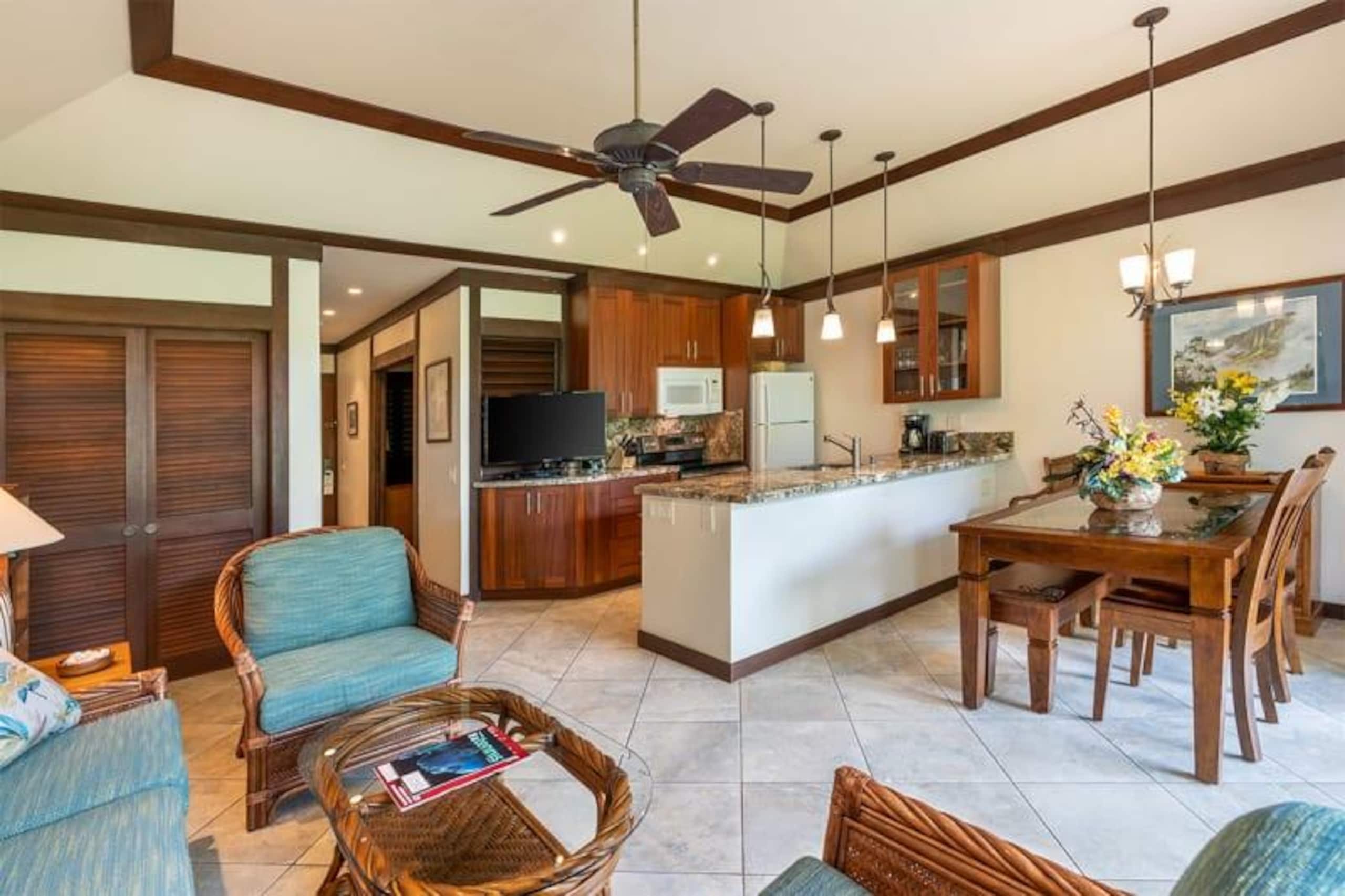 Lanai views, pool & hot tub steps to Poipu Beach - Photo 11