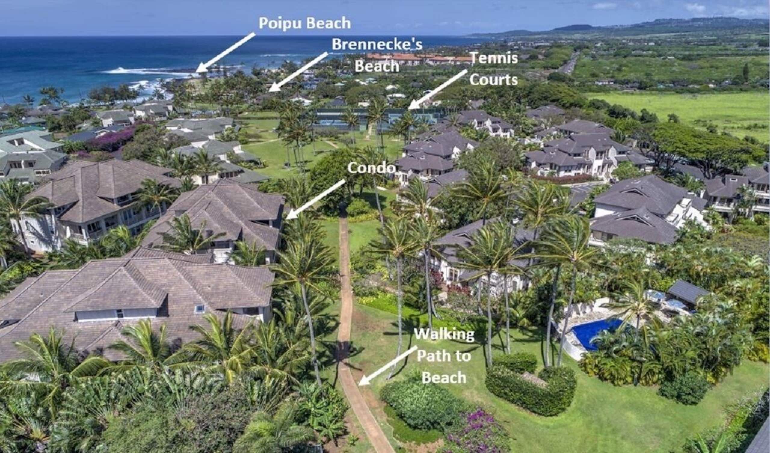 3 King Beds/3 Baths, AC, 5 Min Walk to Poipu Beach - Photo 12