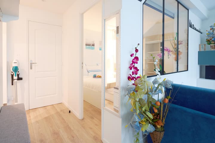 Bedroom on the right.