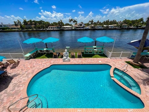 Popular Airbnb listing: Kanda Zen Apt 3 - pool & walk to the beach! in Pompano Beach