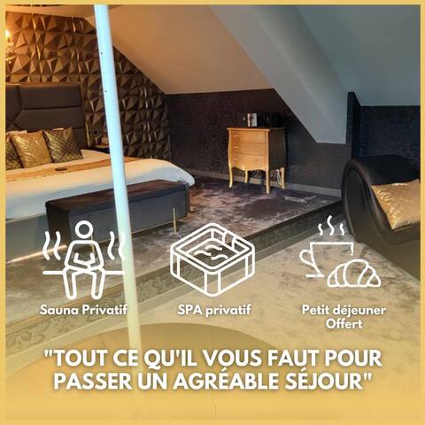 La Suite de l'Elixir - Love gite with spa and priv