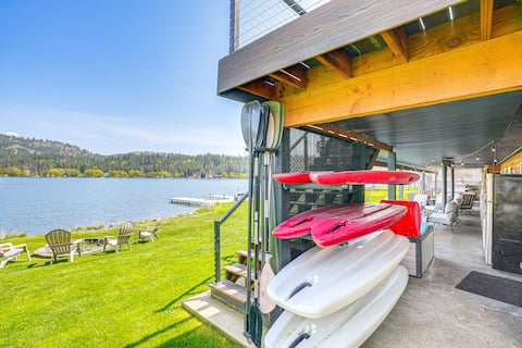 Lakefront Retreat w/ Kayaks, Paddle Boards & Deck!