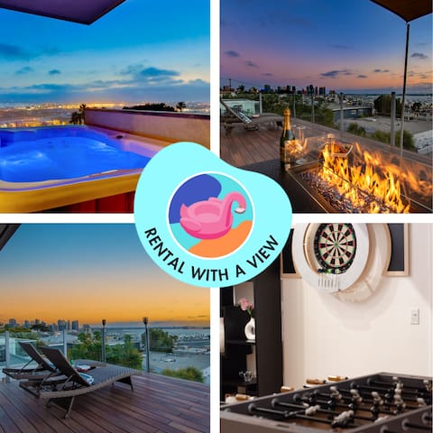 Luxury Retreat • Hot Tub, FirePit, Panoramic Views