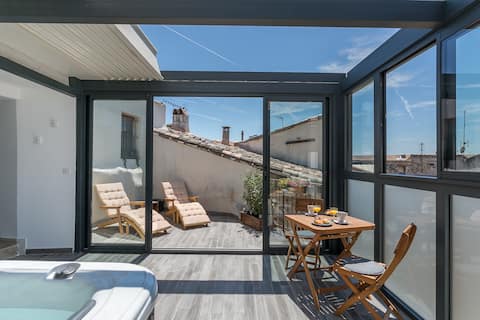 Top Airbnb: Starry night, exceptional apartment à L'isle Sur La Sorgue