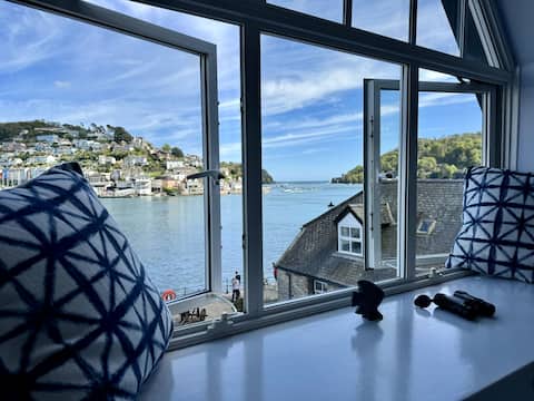 Popular Airbnb listing: Seascape - Central Dartmouth with views & parking in Dartmouth