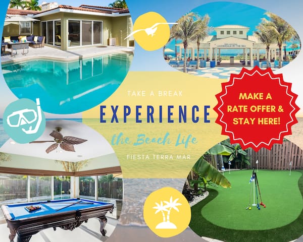 Walk to Private Beach~Pool~Golf~See Our Promos!