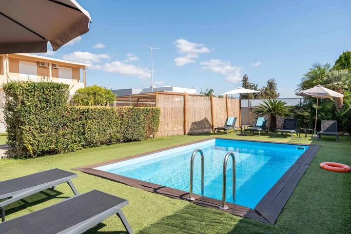 Villa Morea With Pool Near Chania City