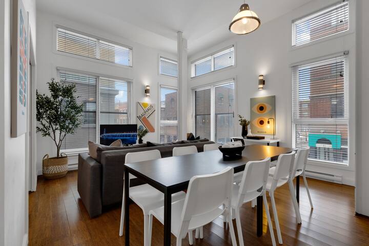 LiV MTL Main-203 Spacious 2BR Suite + Mezzanine