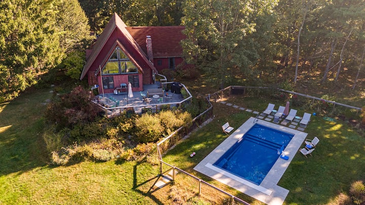 Milan Hill A-frame - Charming & Stylish Near Rhine - Rhinebeck, NY