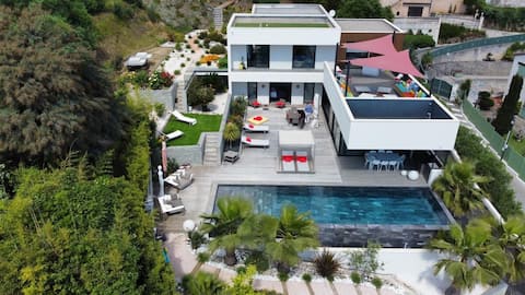 Villa -Infinity pool-Hot tub-Near Cannes