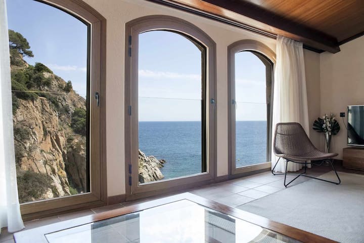 Luxury Rocamar – Primera línea de mar-Terraza