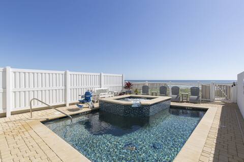 Elegant Oceanfront Home w/ Pool & Beach Boardwalk!