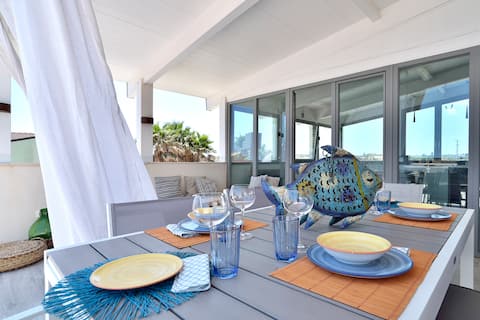 Marzamemi Terrace with a sea view