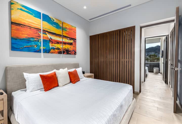 שני חדרי שינה נעימים לשינה שקטה