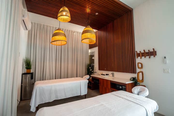 Vistawishi vya kipekee vya Vila Nyeupe: spa ya kifahari