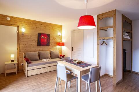 Hameau 6 002 - Spa & Pool studio 4 pers.