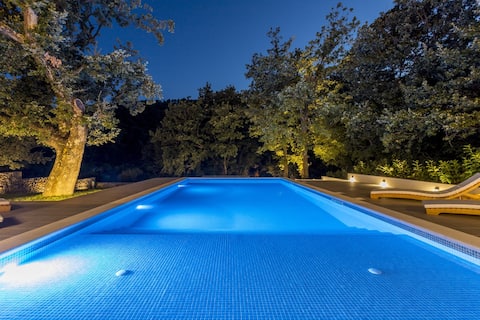 Modern Villa Ventura with 45 sqm heated pool, gym