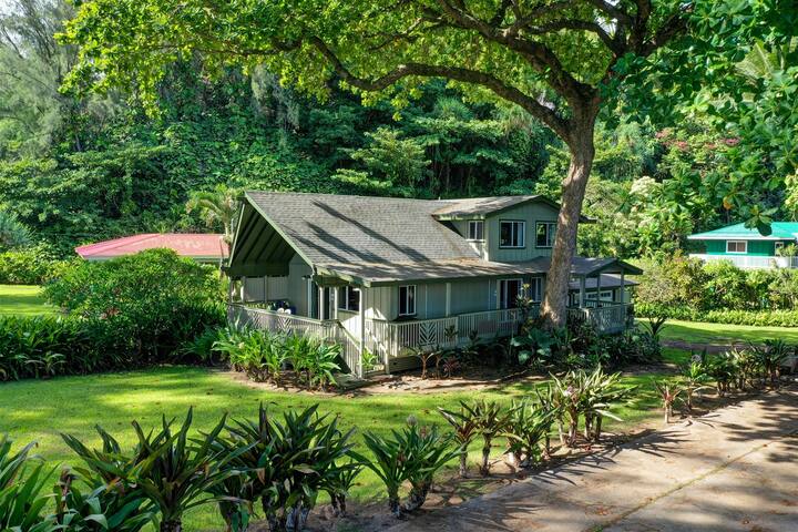 Oceanfront in Hanalei, Steps to Beach+A/C. TVR4206 gallery image 2