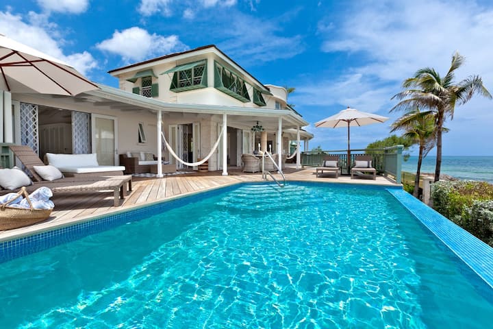 Amazing Beachfront Villa With Pool - Emily House (5 Bed) - バルバドス