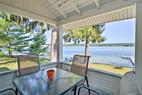Waterfront Petoskey Cottage w/ Deck + Grill!