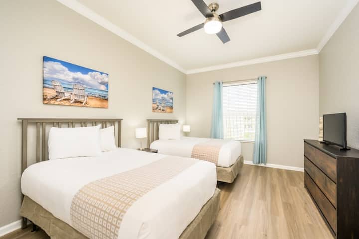 第3间卧室，配备标准双人床