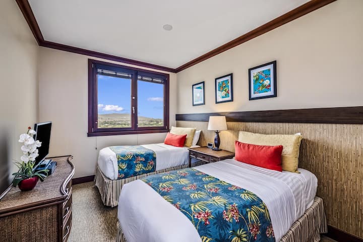 Შუა/მეორე საძინებელი 2 ორადგილიანი საწოლით (როგორც ნაჩვენებია) ან შეიძლება გადაკეთდეს დიდ საწოლად