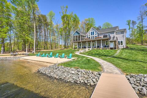 Waterfront Lake Anna Home w/ Dock, Beach & Kayaks!