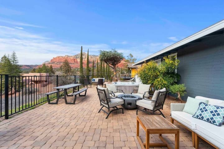 Best Views In Uptown Sedona Home W/ Private Hottub - Sedona, AZ