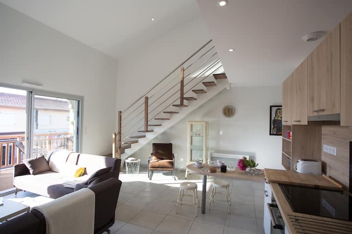 Bel Appartement 3 Chambres Au Coeur De La Station - Biscarrosse