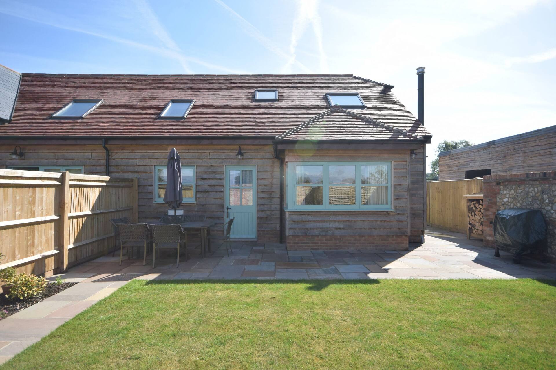 The Parlor, Emsworth - een verbouwing van de schuur die 6 gasten slaapt in 3 slaapkamers