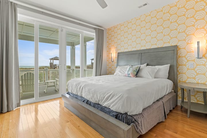 Apartmán s manželskou posteľou King na druhom poschodí s prístupom na terasu