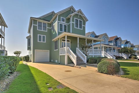 Manteo Waterfront Resort Home w/ 30-Ft Dock!