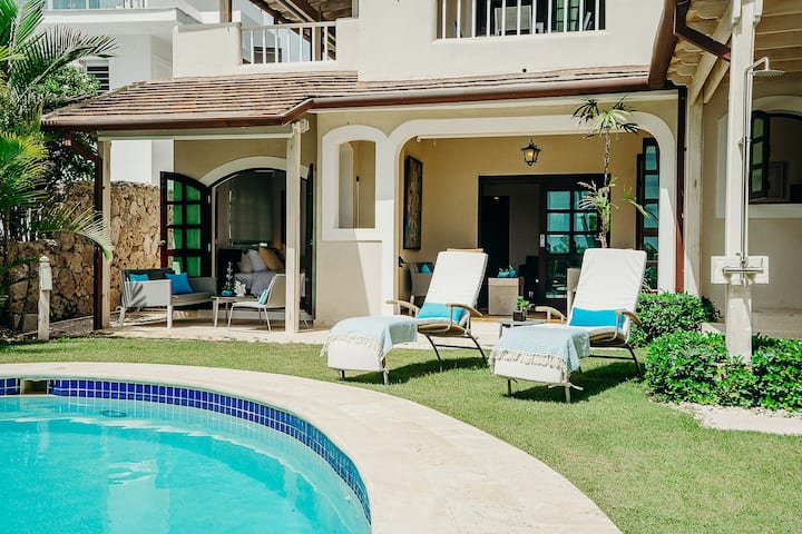 Beach Front Villa On The Playa Bavaro - Punta Cana
