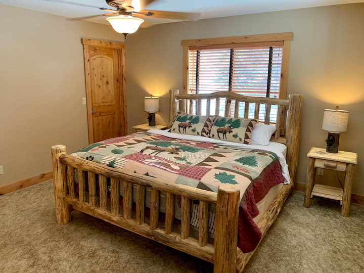 Master Bedroom- King Log Bed
